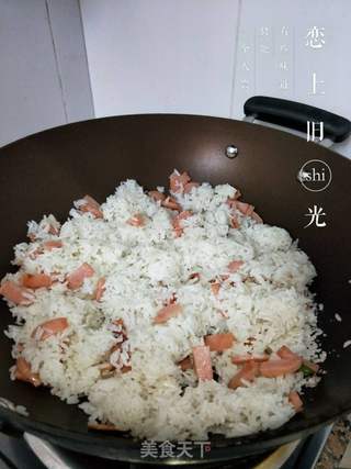 酱油炒饭的做法步骤:3