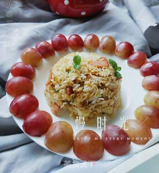 酱油炒饭的做法步骤:6