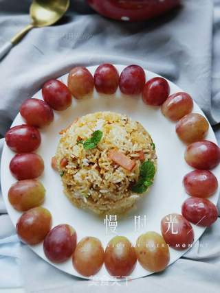 酱油炒饭的做法步骤:7