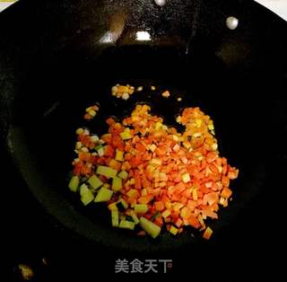 海米紫菜炒饭的做法步骤:5