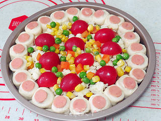 花边【萨米肠Salami Pizza】的做法步骤:11