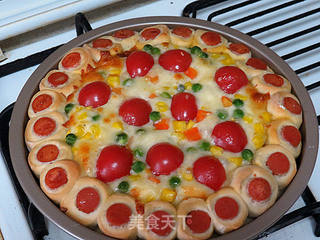 花边【萨米肠Salami Pizza】的做法步骤:14