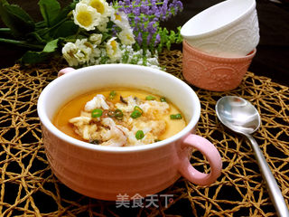 蟹肉蒸水蛋的做法步骤：12