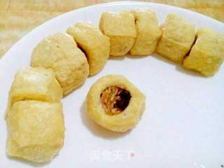 酿油豆腐的做法步骤:5
