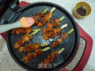 叉烧鸡肉串的做法步骤:9