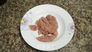 蒜香咸蛋肉饼的做法步骤:2