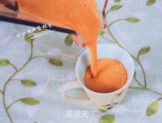 胡萝卜木瓜牛奶羹的做法步骤:6