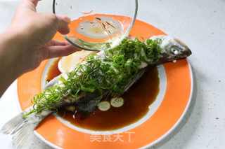 迪奥格斯食谱之清蒸鲈鱼的做法步骤:14