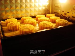 广式莲蓉蛋黄月饼的做法步骤:16
