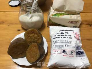 红薯糯米饼的做法步骤：1