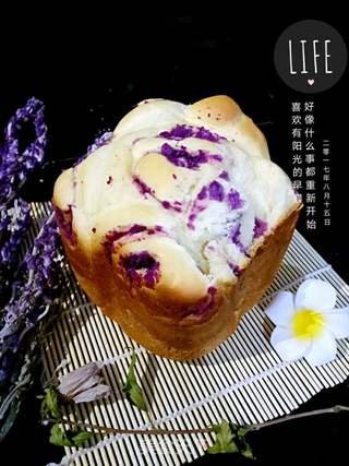 紫薯面包的做法步骤:28