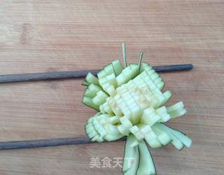 菊花茄子的做法步骤:4