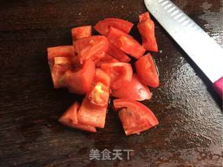 鸡茸丸番茄浓汤的做法步骤:8