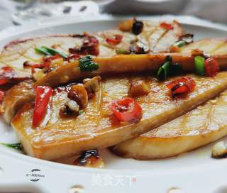 香煎杏鲍菇的做法步骤:7