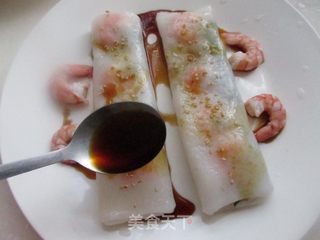 美味鲜虾肠粉的做法步骤：13