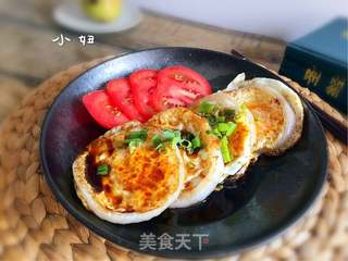 洋葱圈糖醋浇汁蛋的做法步骤:10