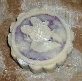 紫薯月饼的做法步骤:13
