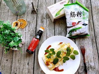 鸡蛋肠粉的做法步骤:2