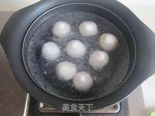 桂花豆沙莲子米酒汤圆的做法步骤:7