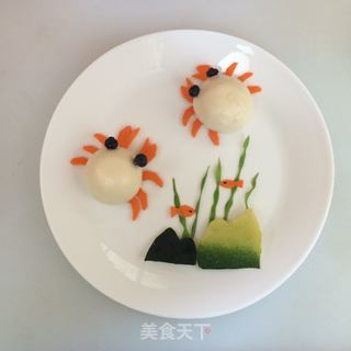 趣味早餐【小螃蟹拼盘】的做法步骤:15