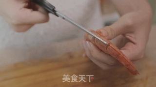 【小森妈妈菜谱】香煎阿根廷芝士红虾的做法步骤:2