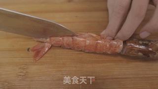 【小森妈妈菜谱】香煎阿根廷芝士红虾的做法步骤:4