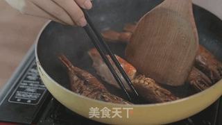 【小森妈妈菜谱】香煎阿根廷芝士红虾的做法步骤:7