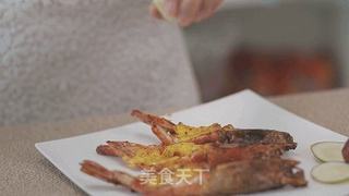 【小森妈妈菜谱】香煎阿根廷芝士红虾的做法步骤:11