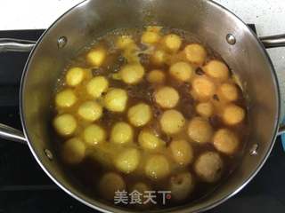 咖喱鱼蛋的做法步骤：3