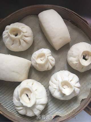咸菜包子的做法步骤:16