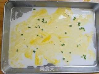 鸡蛋肠粉的做法步骤:11