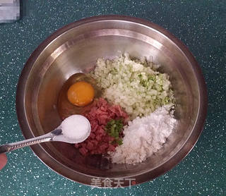 西瓜皮火腿鸡蛋饼的做法步骤:6