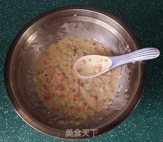 西瓜皮火腿鸡蛋饼的做法步骤：7