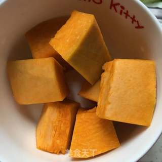 南瓜溶豆的做法步骤:2