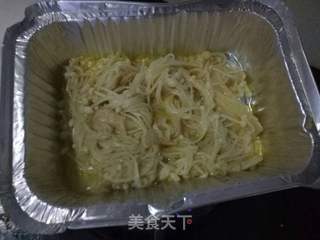 锡纸金针菇的做法步骤:4