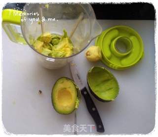 牛油果奶昔的做法步骤:3