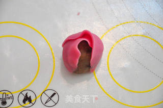 玫瑰花月饼的做法步骤:8