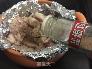 椒盐焗鸡肉的做法步骤：9