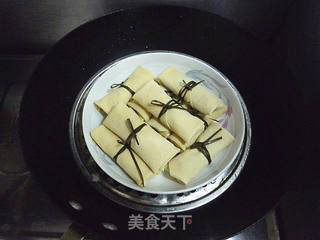 清蒸千张包的做法步骤:9