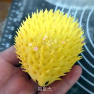 南瓜刺猬馒头的做法步骤:8