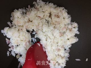蚝油蛋炒饭的做法步骤:7