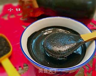 黑芝麻酱的做法步骤:6