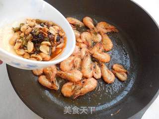 八宝香辣大虾的做法步骤:7