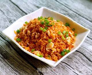 辣白菜炒饭的做法步骤:11