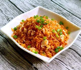 辣白菜炒饭的做法步骤:13