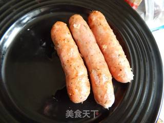 香肠焗土豆泥的做法步骤：6