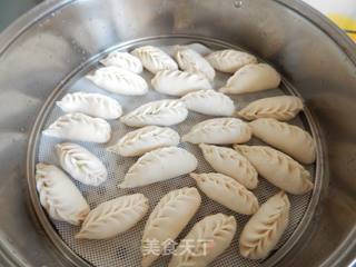 包菜粉丝蒸饺子的做法步骤：20