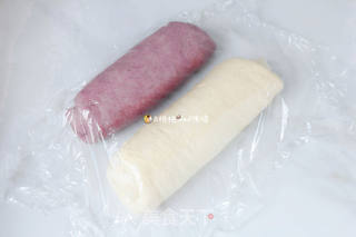 蜜豆紫薯土司的做法步骤:8