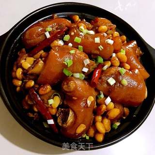 黄豆焖猪蹄的做法步骤:15
