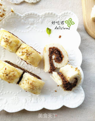 豆沙如意酥的做法步骤:18